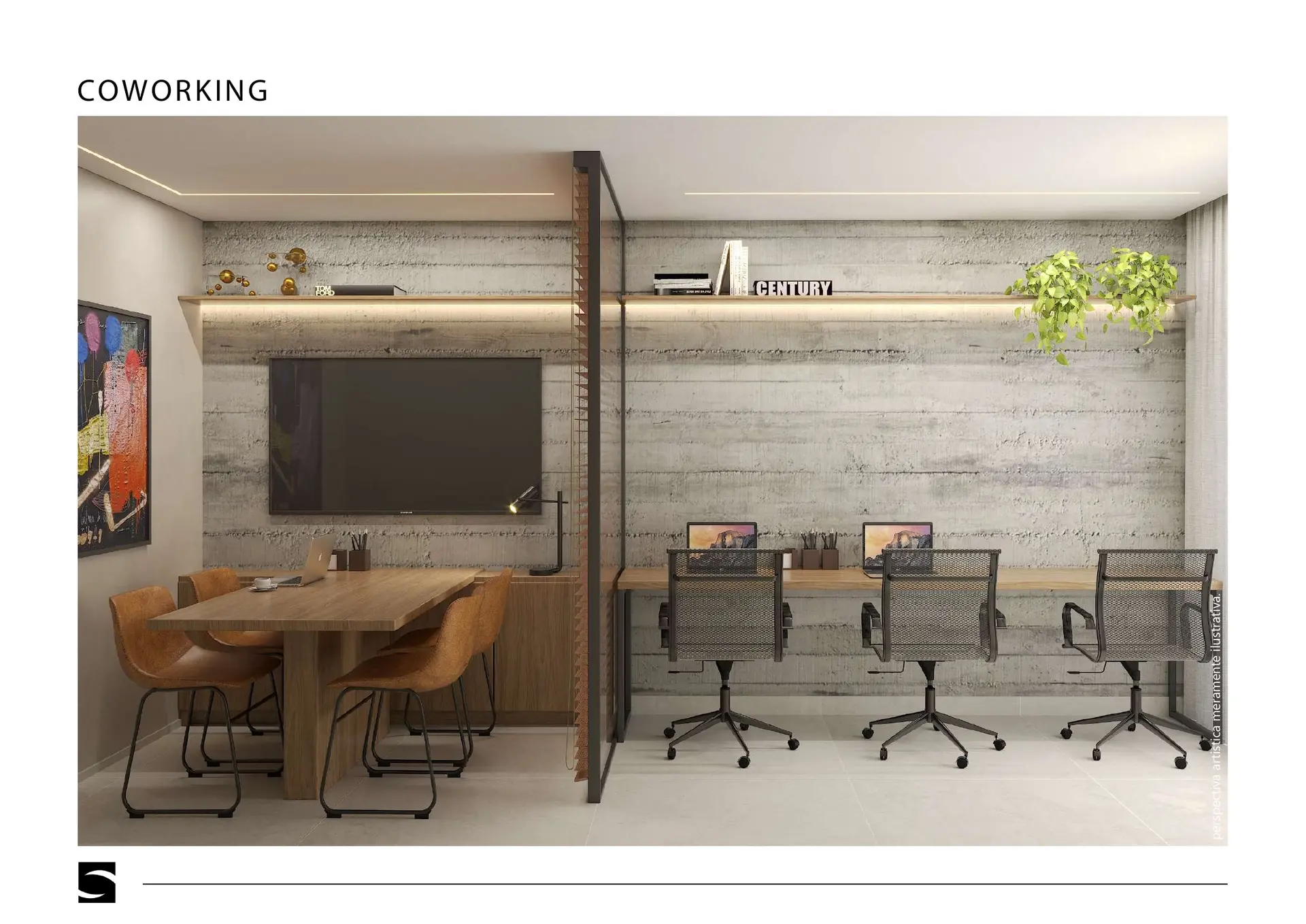 Coworking do Residencial Connect