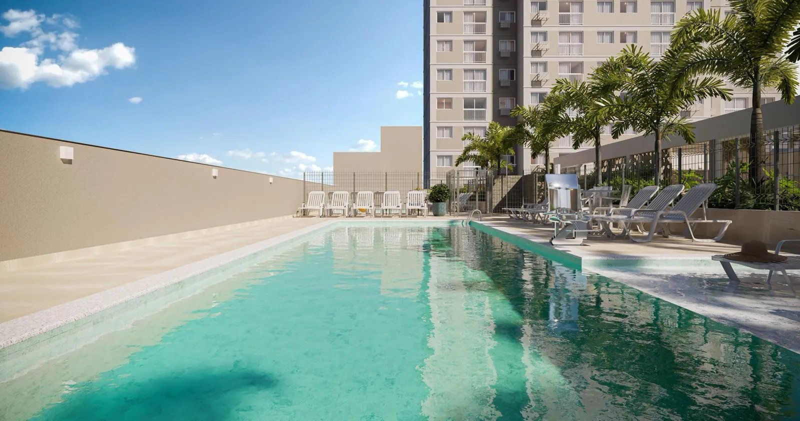 Piscina do residencial NOW 29